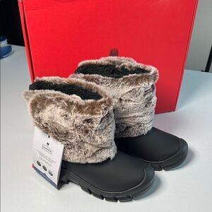 Hunter Kids Intrepid Faux Fur Snow Boot Kids